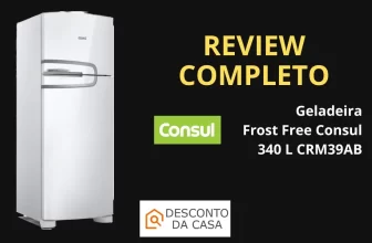 Capa Artigo Geladeira Consul Frost Free CRM39AB - Desconto da Casa