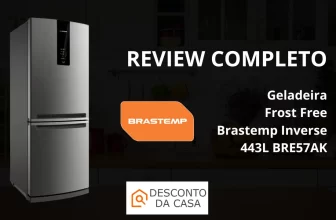 Capa Artigo Geladeira Frost Free Brastemp Inverse BRE57AK - Desconto da Casa