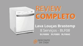 Capa Artigo Lava Louças Brastemp 8 Serviços BLF08 - Desconto da Casa