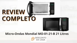 Capa Artigo Micro-Ondas Mondial MO-01-21-B - Desconto da Casa