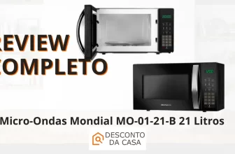 Capa Artigo Micro-Ondas Mondial MO-01-21-B - Desconto da Casa