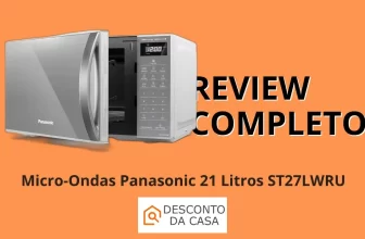 Capa Artigo Micro-Ondas Panasonic 21 Litros ST27LWRU - Desconto da Casa