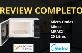 Capa Artigo Micro-ondas Midea MRAS21 - Desconto da Casa