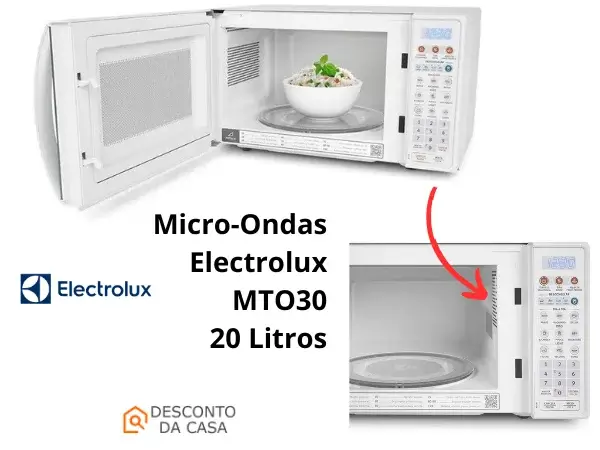 Detalhes Micro-Ondas Electrolux MOT30 - Desconto da Casa