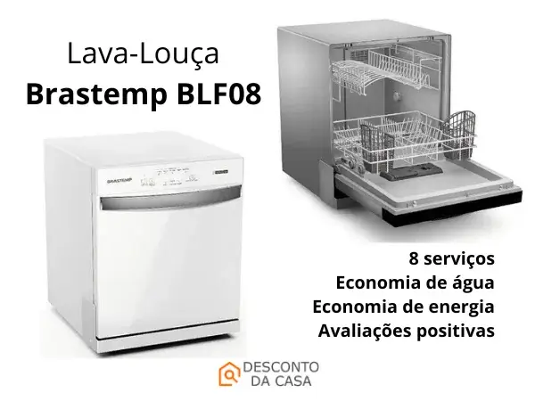 Divulgação Lava Louças Brastemp 8 Serviços BLF08 - Deconto da Casa