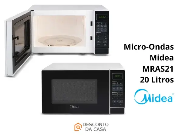 Secundária Micro-ondas Midea MRAS21 - Desconto da Casa