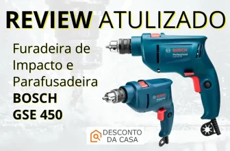 Capa Artigo Furadeira de Impacto e Parafusadeira Bosch GSE 450 - Desconto da Casa