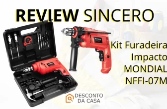 Capa Artigo Kit Furadeira de Impacto Mondial NFFI-07M - Desconto da Casa