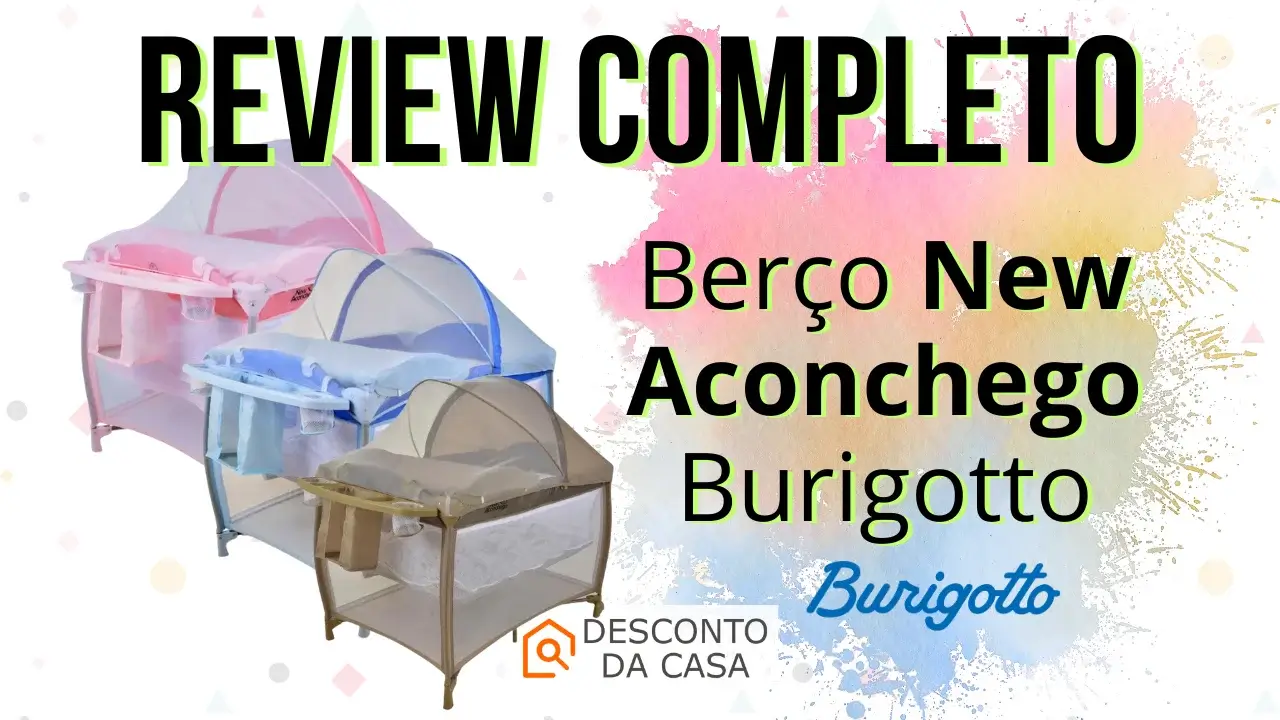 Capa Artigo Berço New Aconchego Burigotto - Desconto da Casa