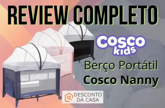 Capa Artigo Berço Portátil Cosco Nanny - Desconto da Casa