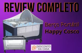 Capa Artigo Berço Portátil Happy Cosco - Desconto da Casa