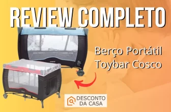 Capa Artigo Berço Portátil Toybar Cosco - Desconto da Casa