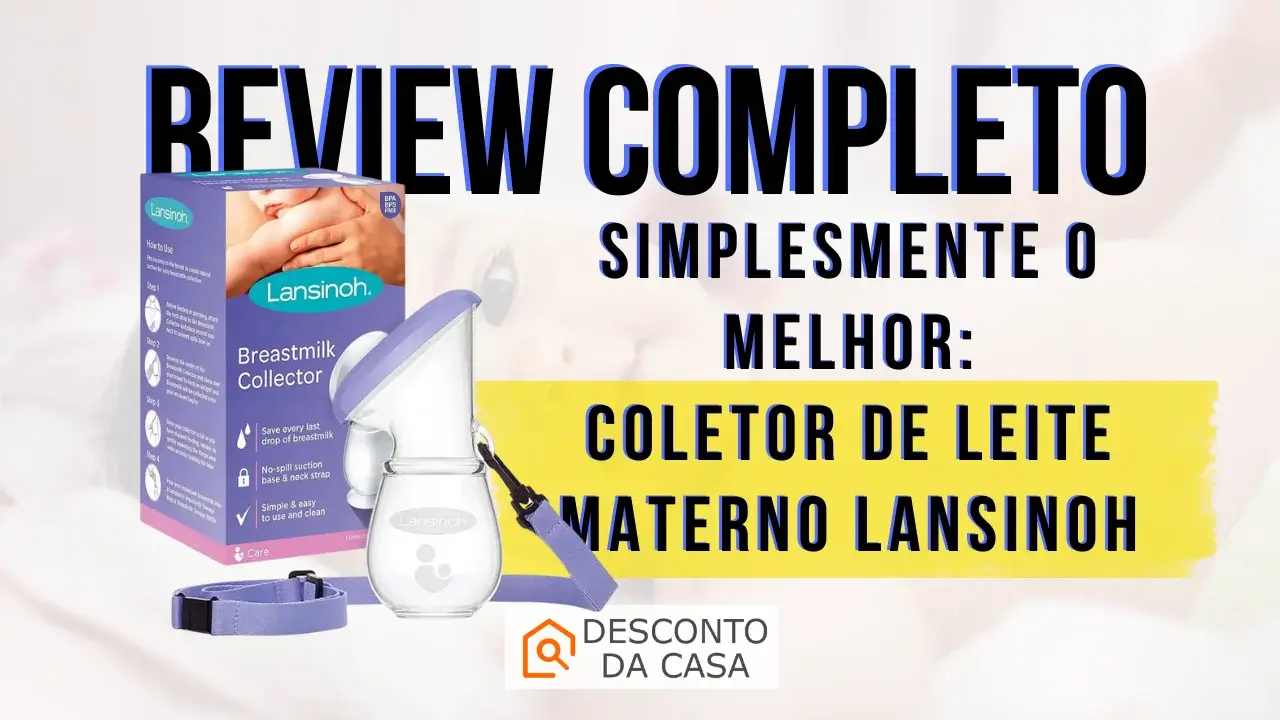 Capa Artigo Coletor de Leite Materno Lansinoh - Deconto da Casa